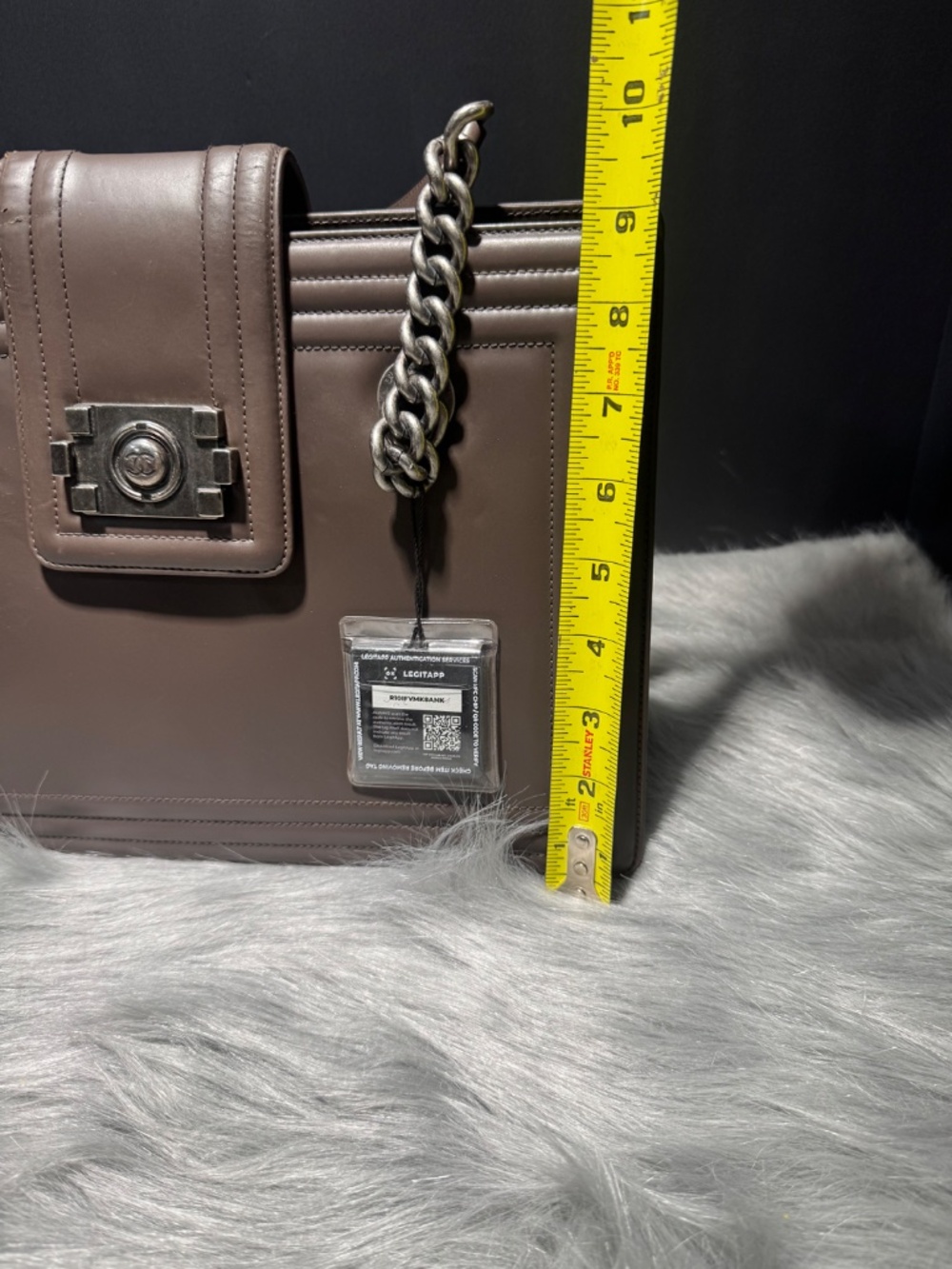 Chanel Boy Flap Shopper Tote~w/COA - Picture 9 of 13